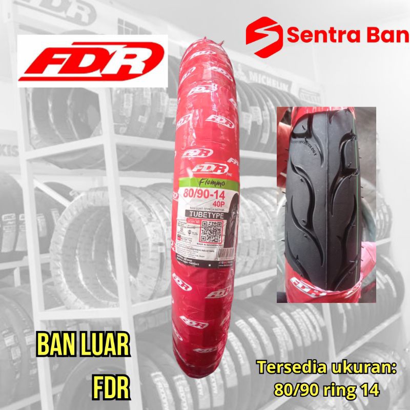 Ban luar tube type fdr 80/90 ring 14 flemmo