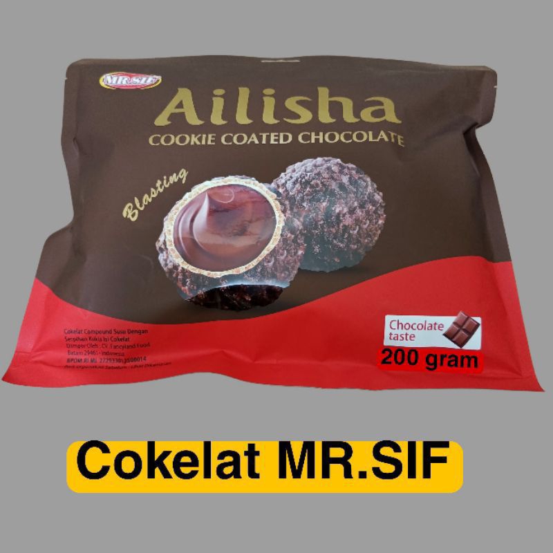 

coklat ailisha coklat berlapis