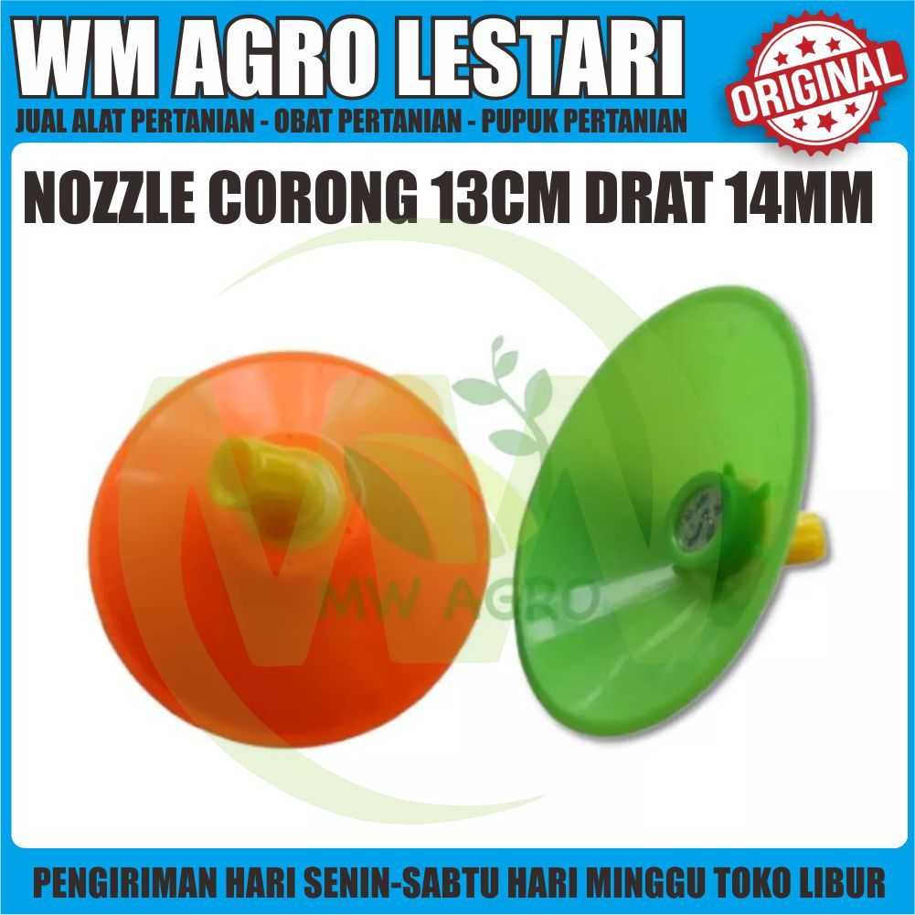 NOZZLE CORONG 13CM drat 14mm