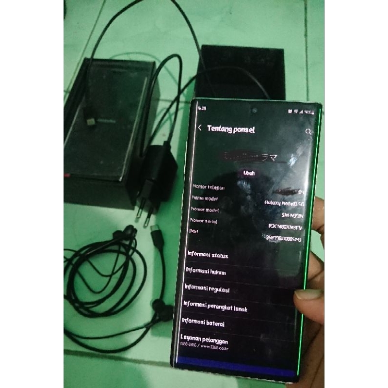 Samsung Note10 5G 12/256 imei terdaftar bea cukai
