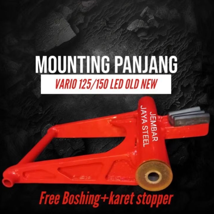 Mounting Panjang Vario 125/Vario 150, LED OLD, LED NEW Variasi Aksesoris Untuk Modifikasi Motor Vari