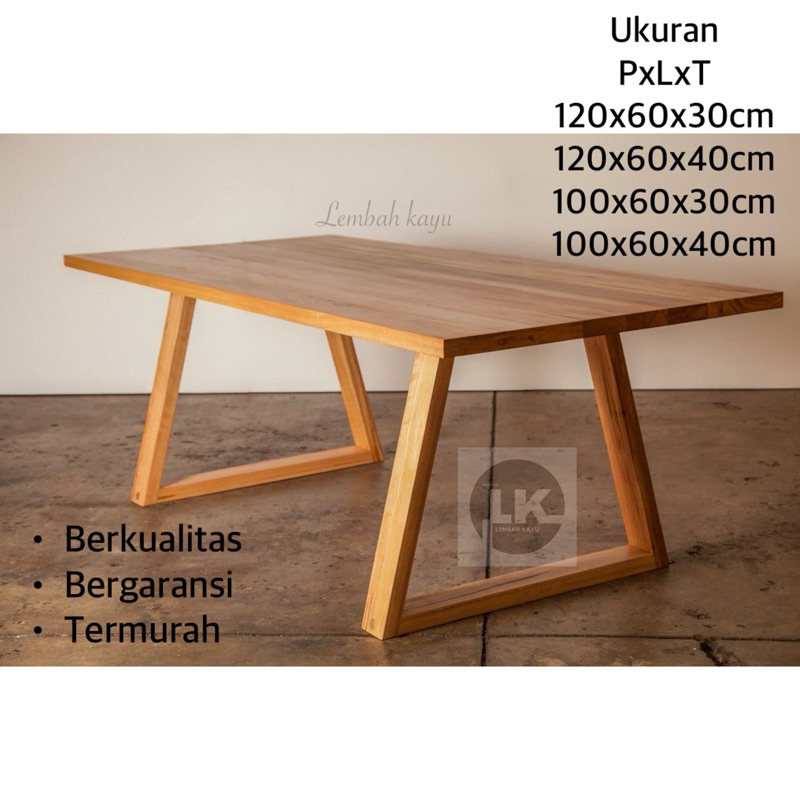 Meja lesehan Meja minimalis meja makan aesthetic meja sederhana