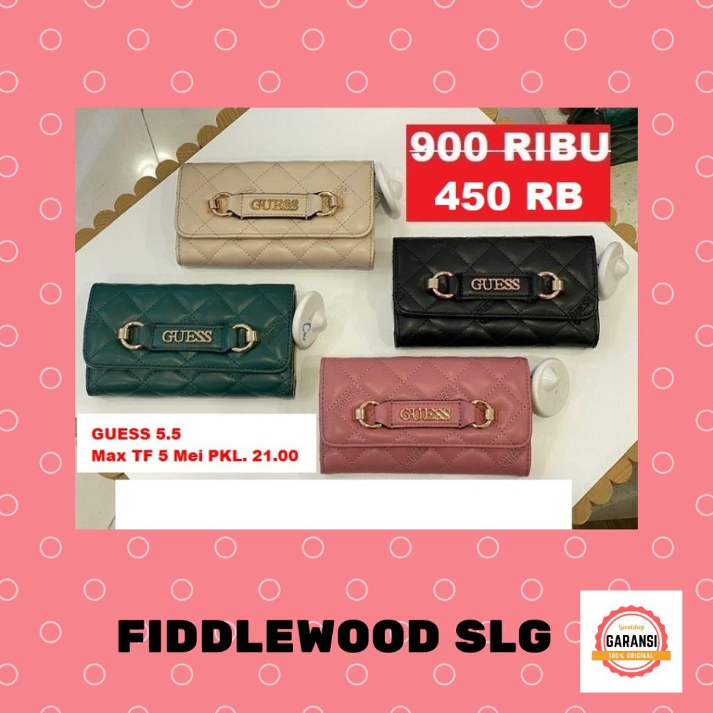 Dompet guess wanita seri FIDDLEWOOD SLG 100% Original Store