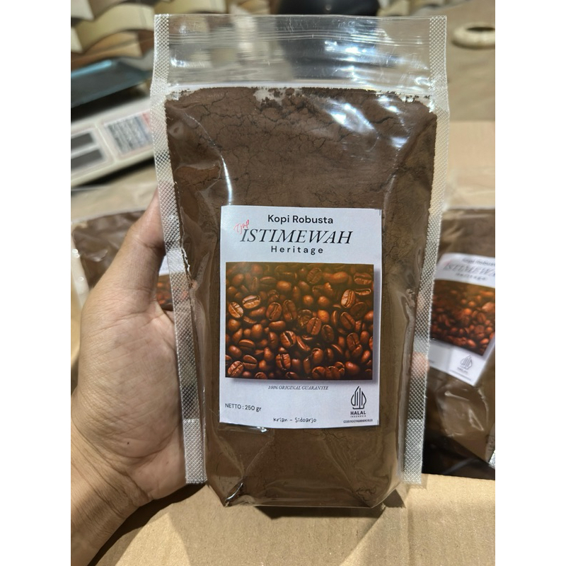 

kopi robusta istimewah 500gr-1kg best produk (gold)