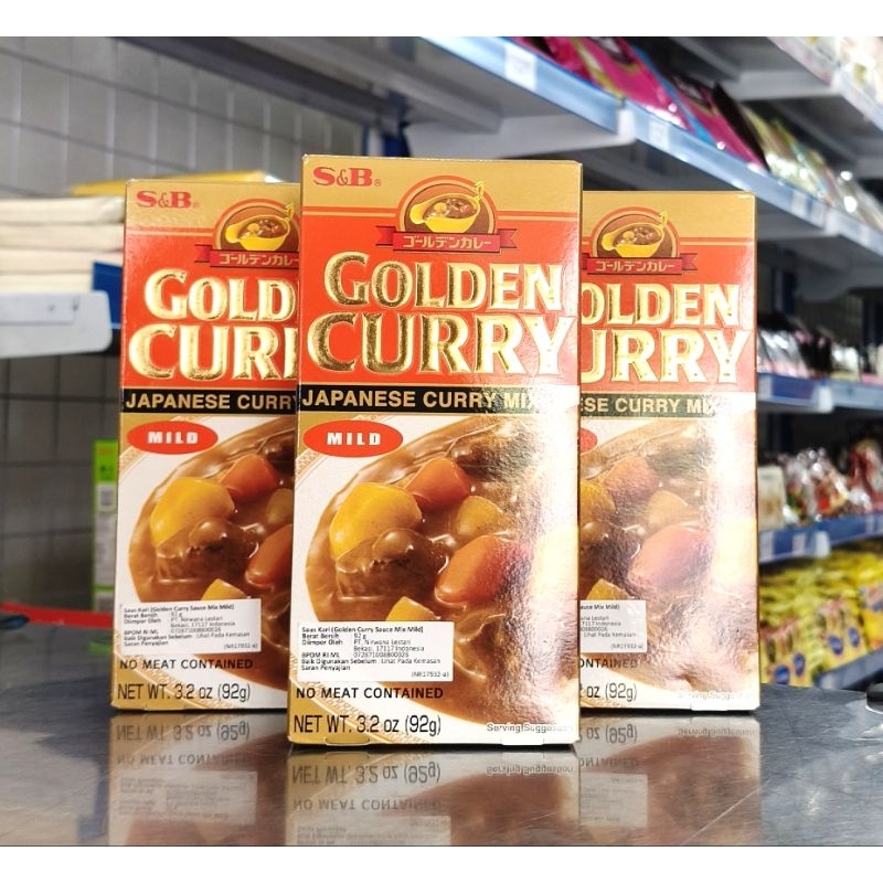 

S&B Golden Curry Mild 92gr/Golden Curry Mild/Japanese Curry Mix/Bumbu Kari Jepang Mild