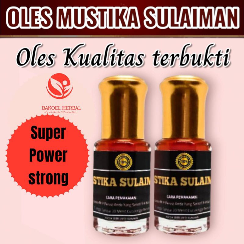 Obat Oles Mustika Sulaiman kuat tahan lama
