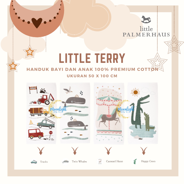 Handuk Bayi Anak Little Palmerhaus 39.0 | Little Terry EXTRA SOFT by Terry Palmer uk 50 x 100cm