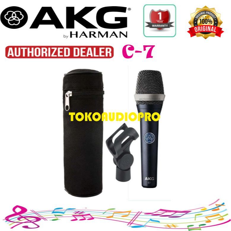 Mic AKG C7 Handheld Condenser Microphone Original Akg C-7