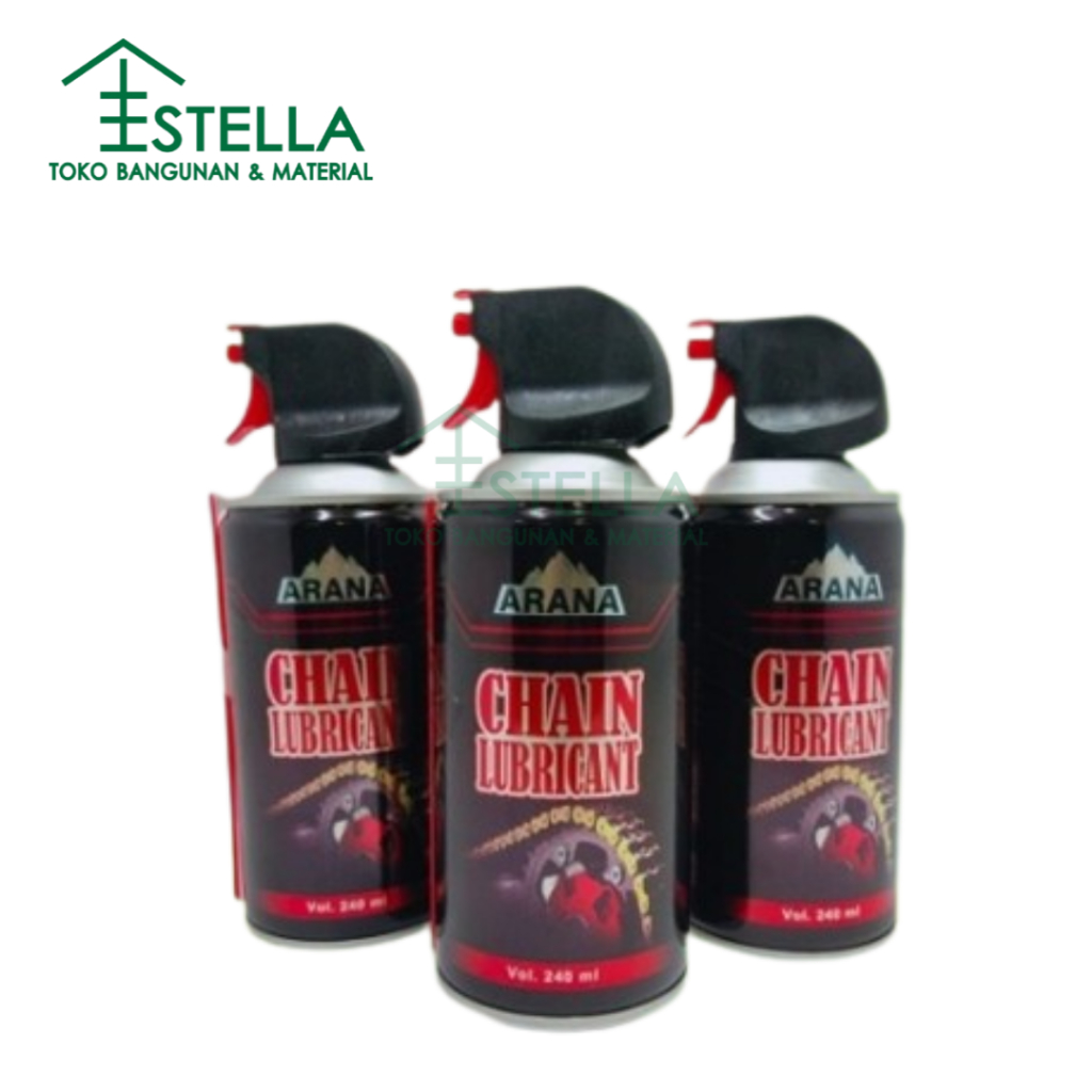 Minyak Pelumas Rantai Sepeda Oli Motor Chain Lubricant 240 ml Arana Murah