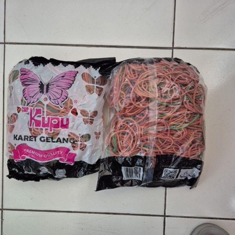 

500gr karet gelang cap kupu pembungkus makanan