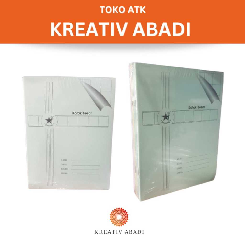 

Buku kotak besar (per pack)