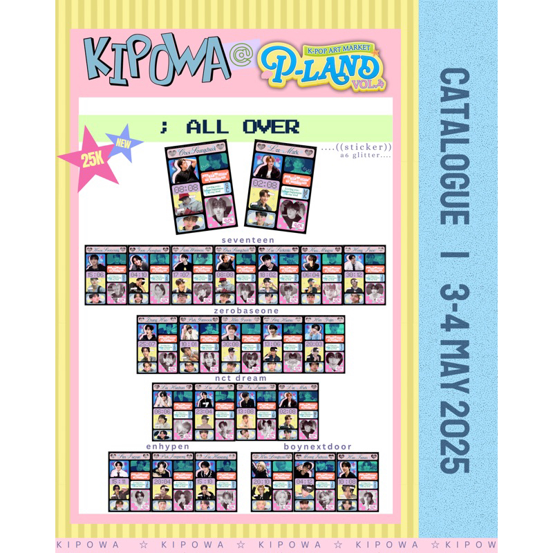 

(READYSTOCK) ALL OVER STICKER by KIPOWA