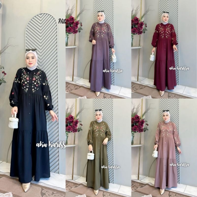 NABILA DRESS AKU KARISSA/ANSYARA ABAYA AKU KARISSA/GAMIS ORY AKU KARISSA