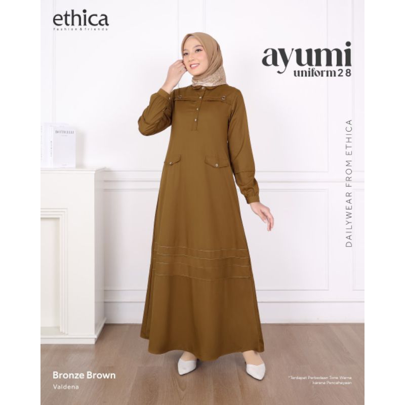 KHUSUS KAMU PRODUK Ethica Uniform 29 Baju Gamis PNS Seragam Pemda - Dress PNS Wanita Hamil - Baju