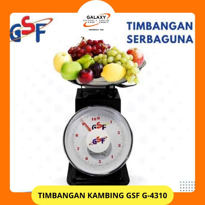 GSF Timbangan Kambing/Duduk/Analog GSF G-4310 Kapasitas 10kg