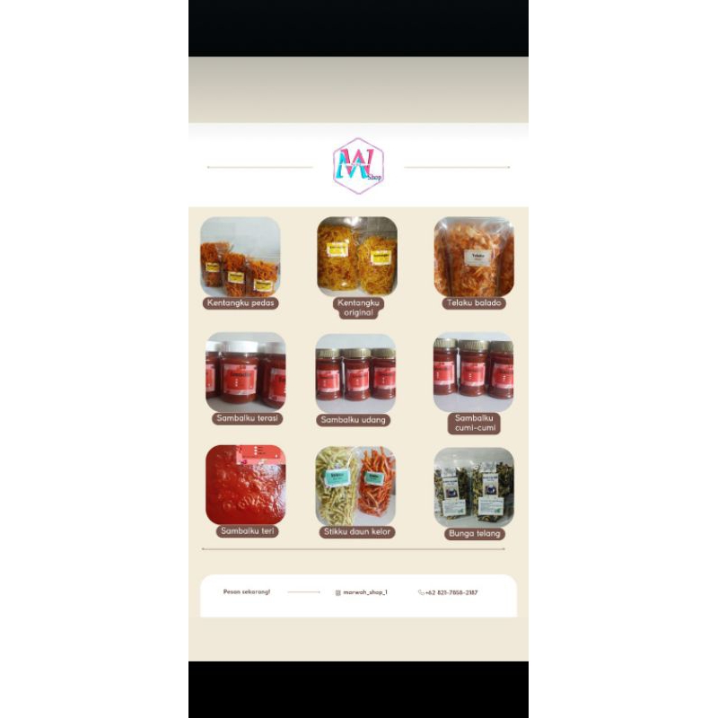 

sambal teri, cumi , udang