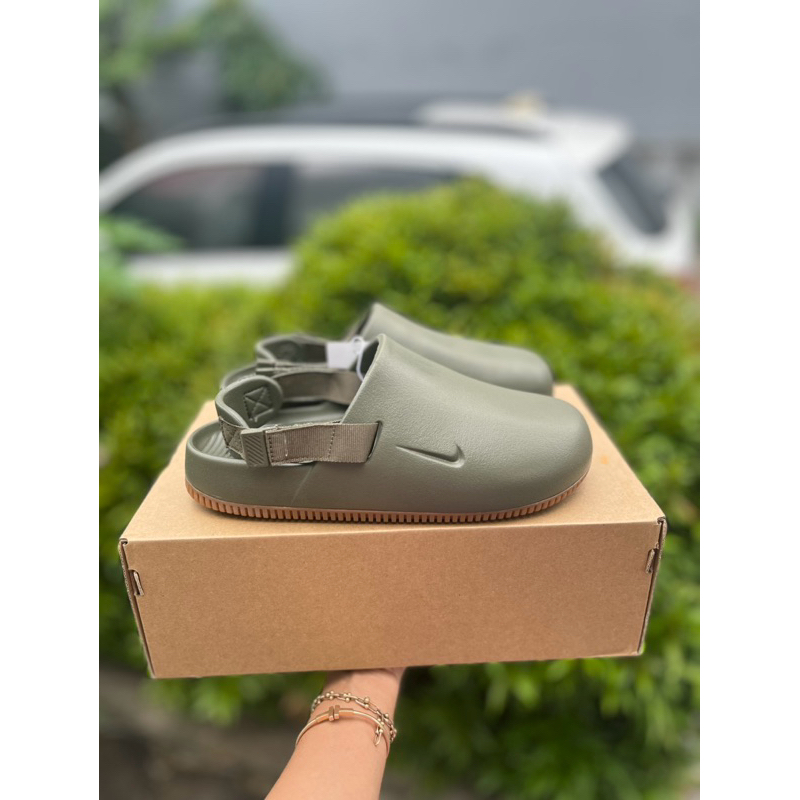 Nike Calm Mule Olive Size 40