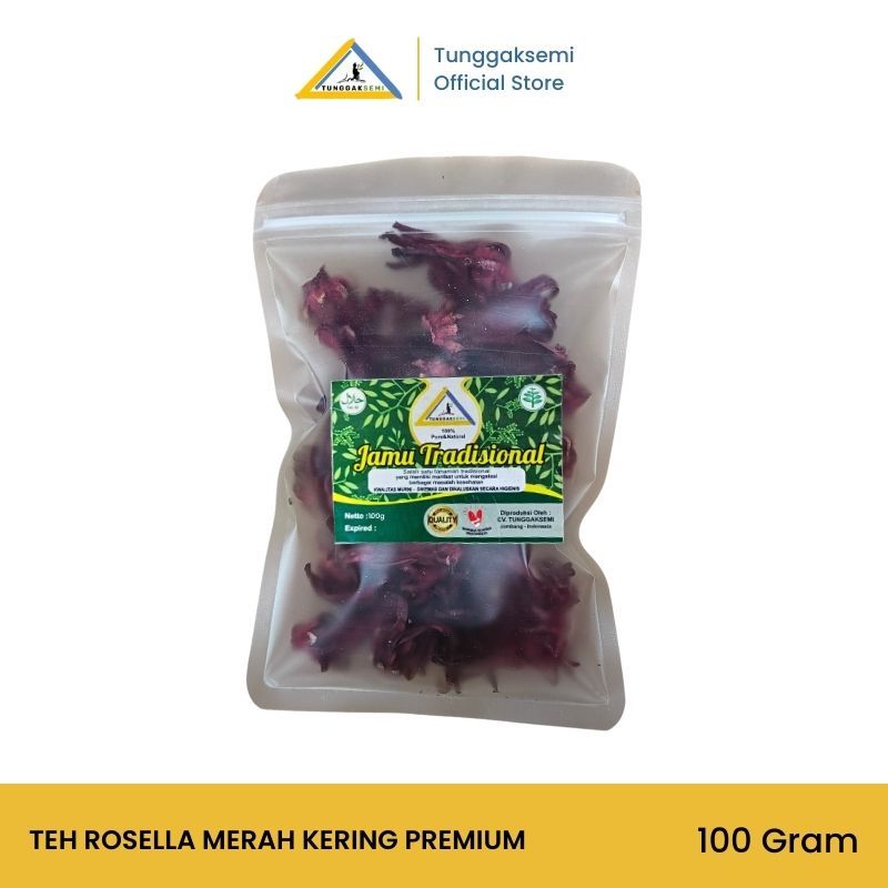 

TUNGGAKSEMI Teh Rosella Merah Kering Premium 100 gram