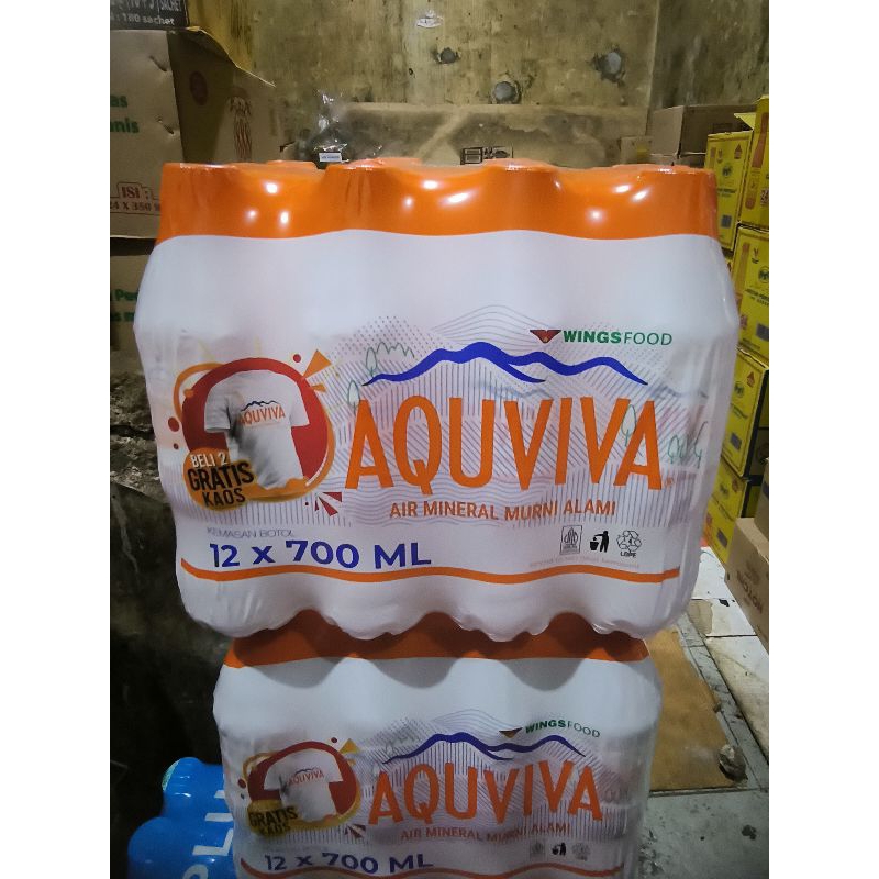 

1 Dus Aquviva Air Mineral Murni isi 12 Botol x 700 ml
