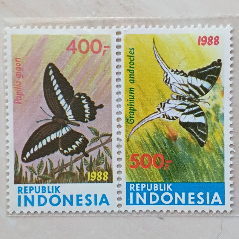 

Perangko Prangko Kuno Set Lengkap Seri Kupu-Kupu 1988 Mint - YN2332
