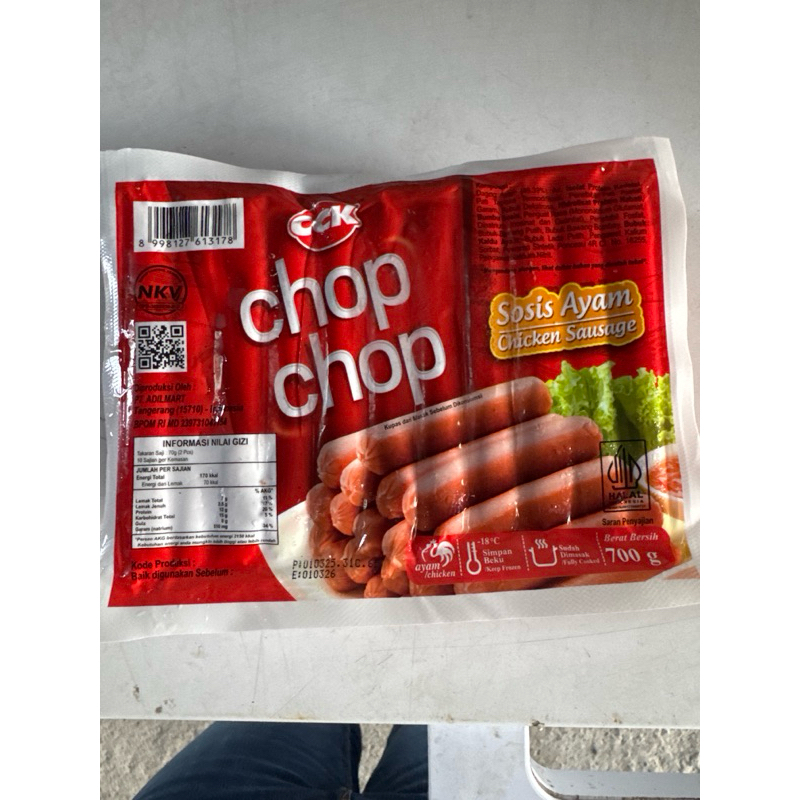 

SOSIS CHOP CHOP AYAM 700gr