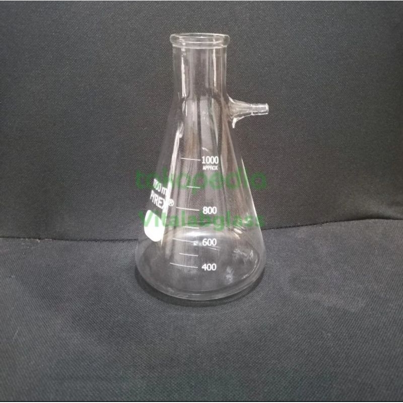 erlenmeyer 1000 ml pipa samping