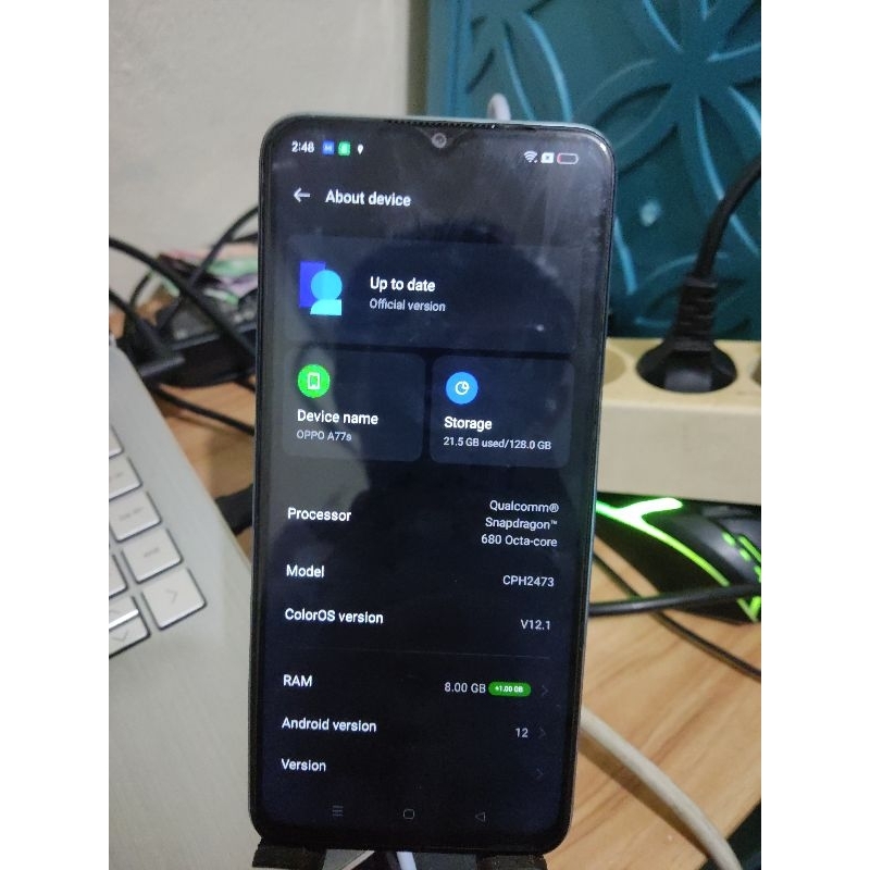 Oppo A77s Second Normal