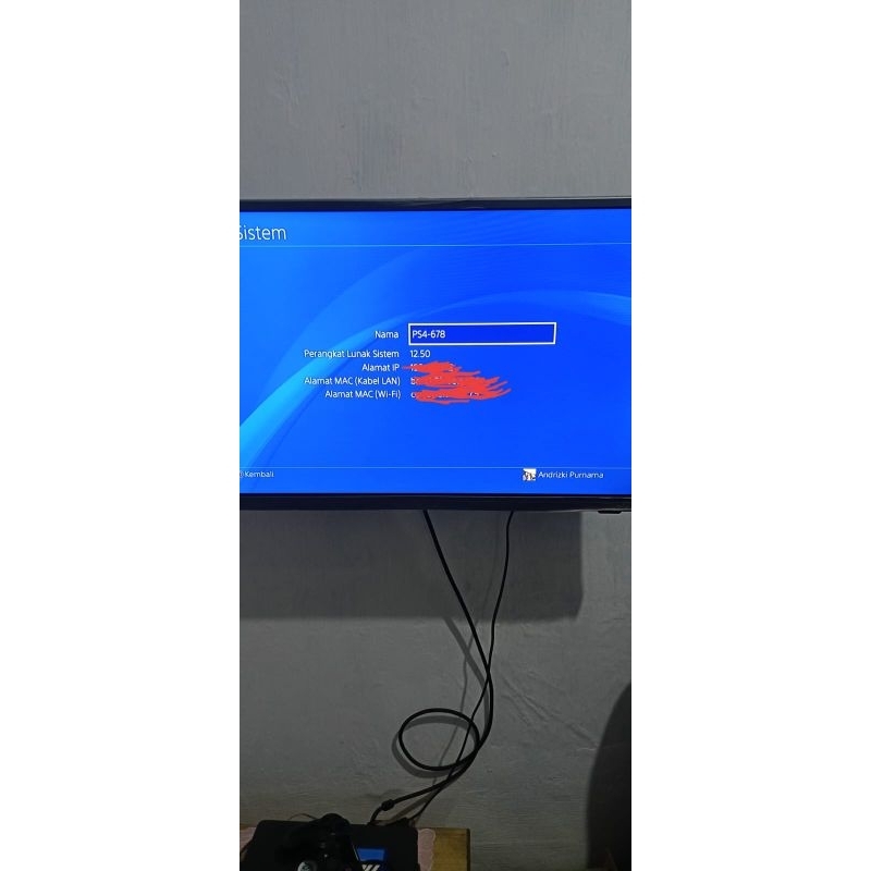 PS4 SLIM 1TB + GAME ( second ) 100% ORIGINAL kondisi sangat mulus