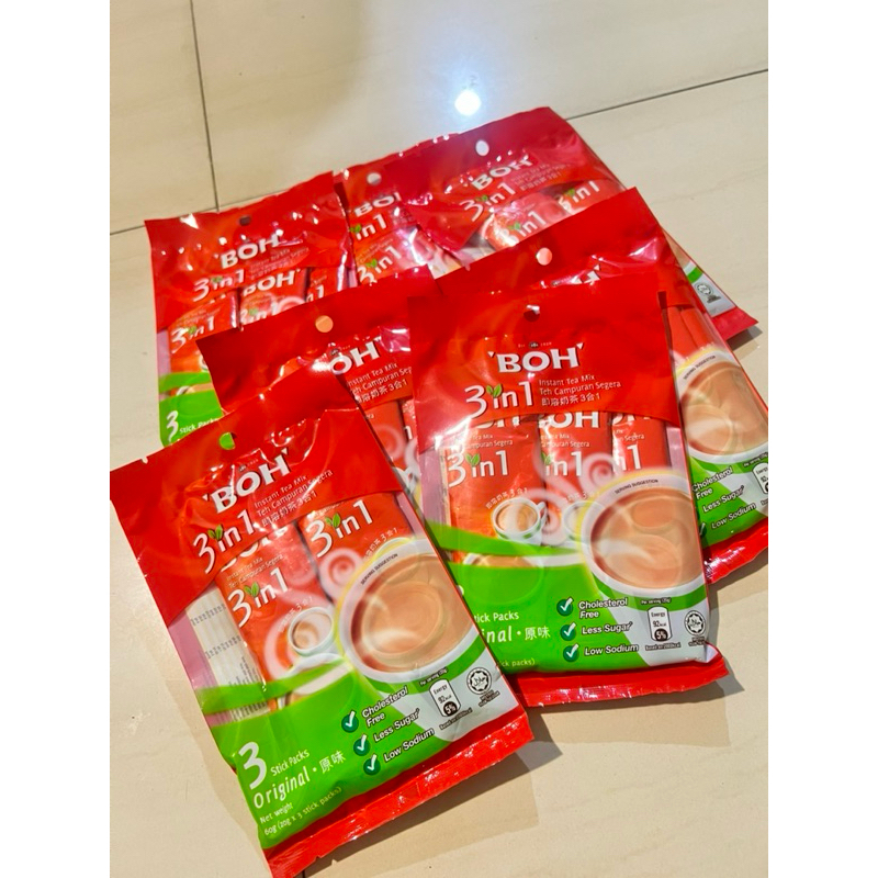 

BOH Instant Tea Mix 3 Stick Pax X 20gr