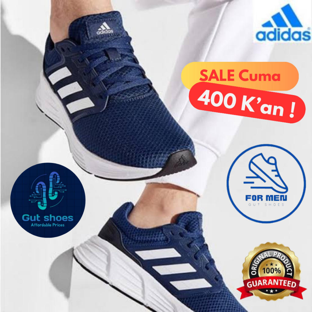 Sepatu Running / Lari Pria Adidas Galaxy 6 From Adidas Indonesia Official Store - Navy GW4139 - Orig