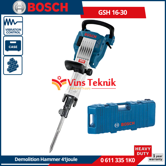 Mesin Bobok Jack Hammer GSH16-30 Demolition Hammer BOSCH GSH 16-30