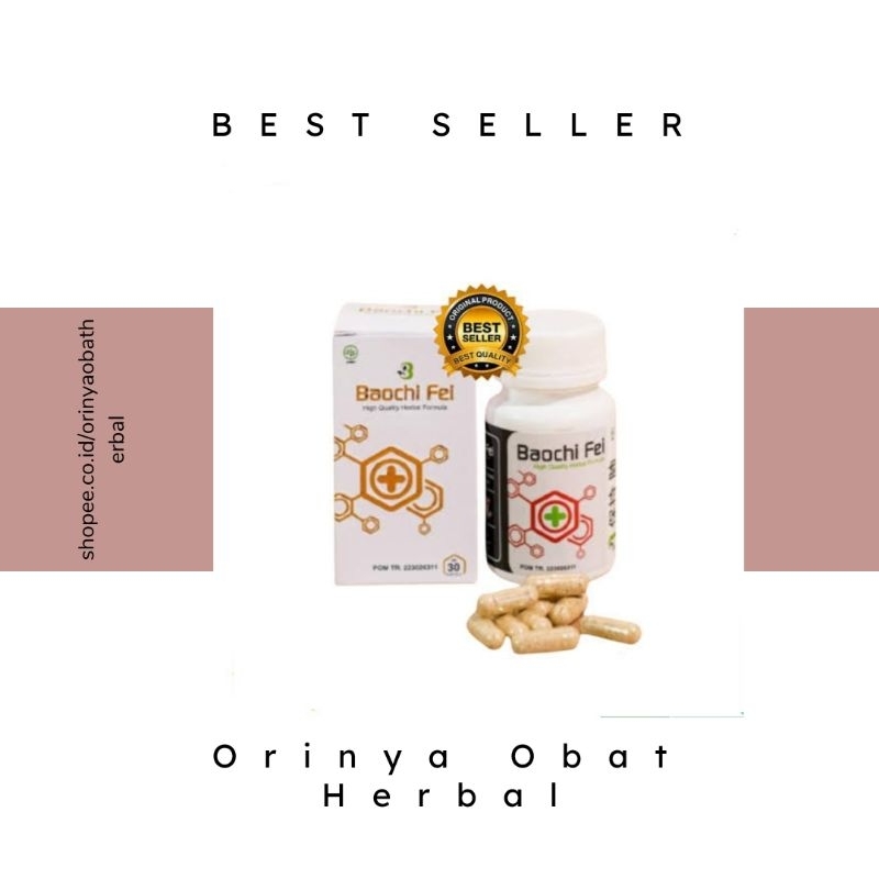 Baochi fei Obat Bronkitis Batuk TBC Dan Paru Paru 30 Kapsul Baochi fei Obat Sesak Nafas Paru Baochi 