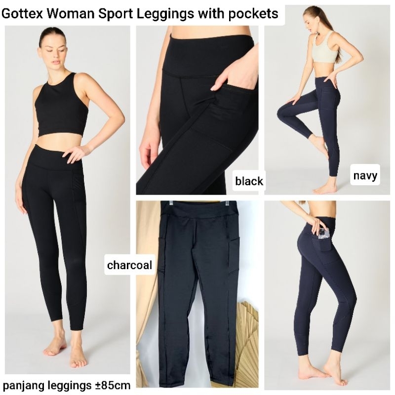 Celana Wanita panjang Gottex Woman Sport Long Leggings