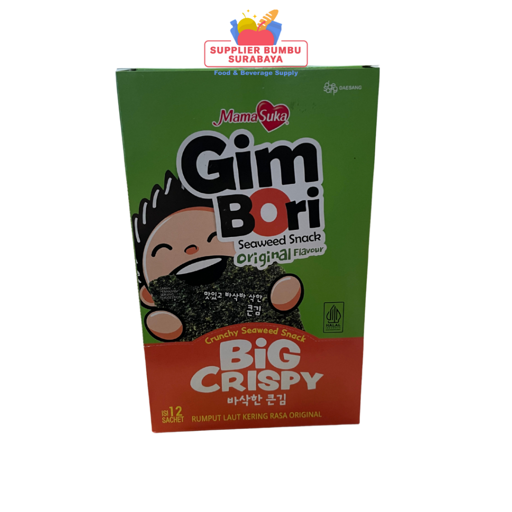 

MamaSuka Big Crispy Seaweed Snack Rumput Laut 3g