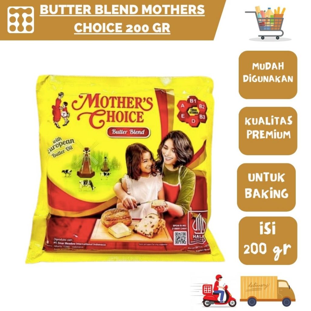 

BUTTER BLEND MOTHERS CHOICE 200 GR