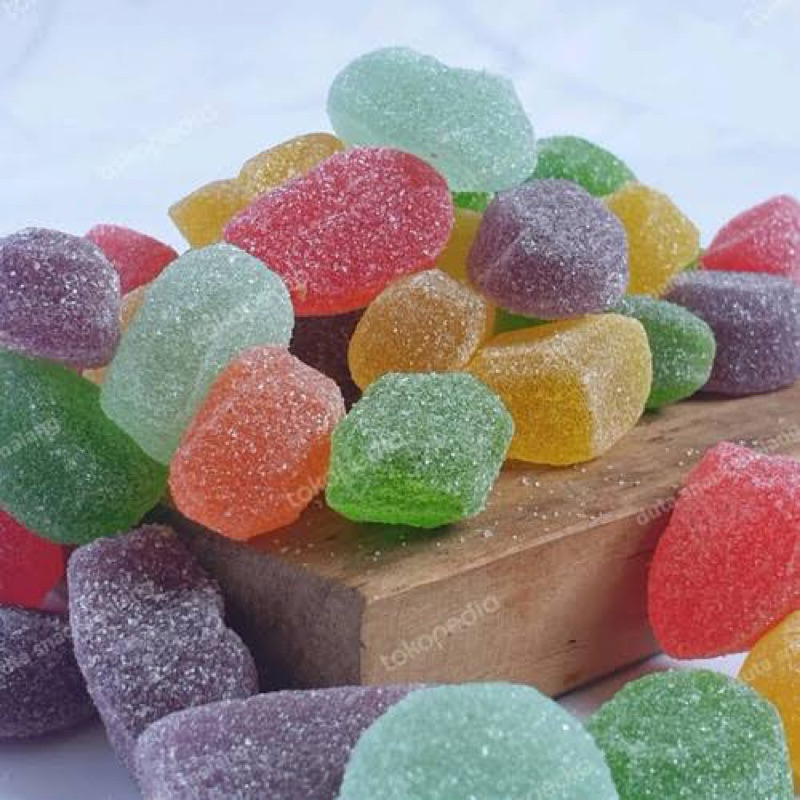 

Permen Jelly Gula Warna-Warni 250gr / 500gr / 1kg – Permen Kenyal Manis Viral Rasa Buah Cocok untuk Camilan Anak, Hajatan, Toples Lebaran, Oleh-Oleh, dan Snack Harian – Permen Kristal Lembut Balutan Gula, Enak, Murah, Halal, Isi Banyak, Siap Santap