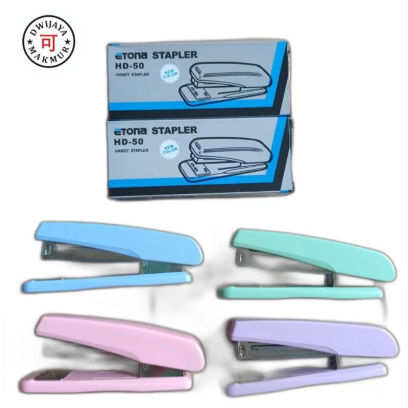 

Hektar Besar Stapler Etona HD-50 New Colors Pastel