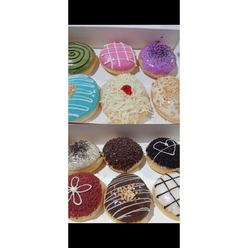 

(1 Lusin) Donuts Sweet Dessert Delicious