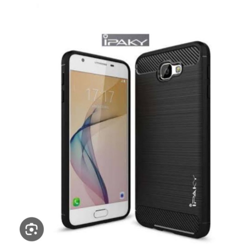 Softcase Silikon Ipaky Carbon Samsung A3 2016