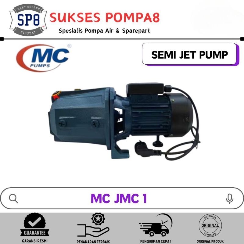 Pompa Air MC JMC 1 Non Otomatis / Pompa Air Semi Jet