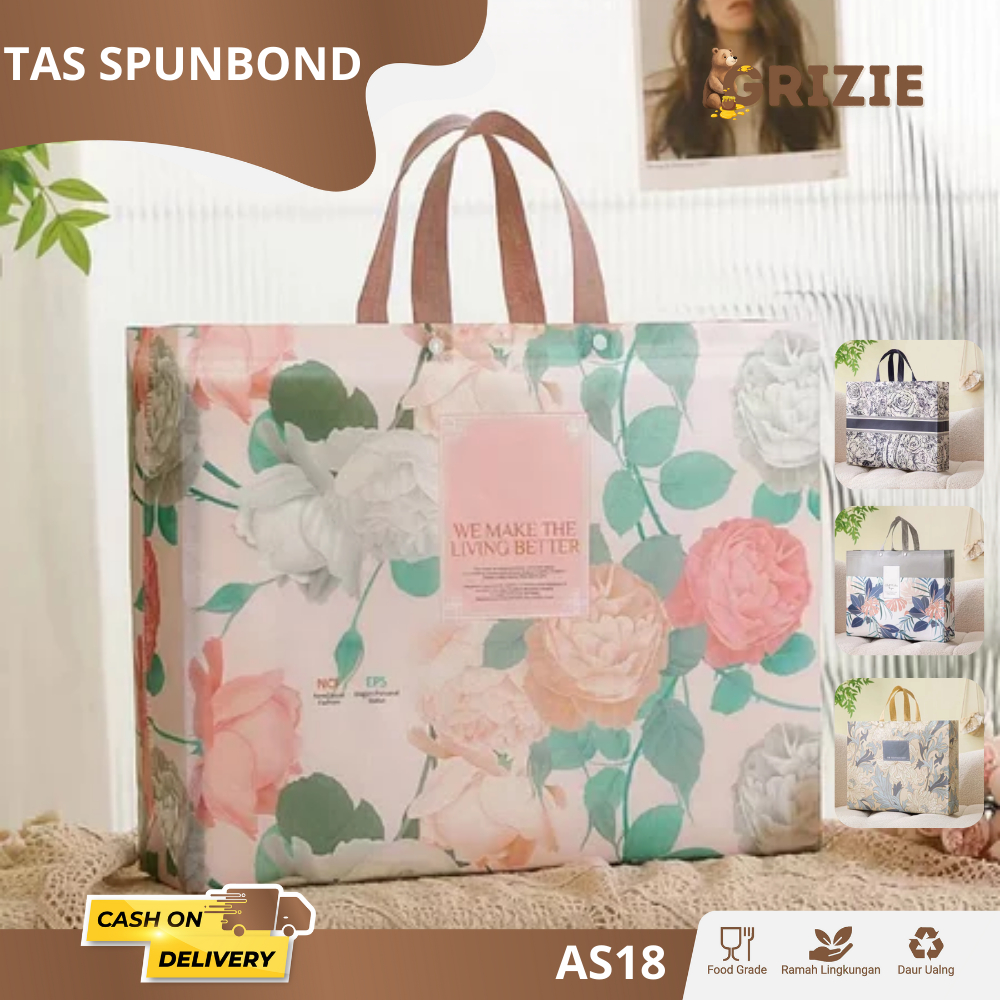 Tas Belanja Jumbo / Tas Spunbond Besar / Goodie Bag Spunbond Besar / Spoundbond Bag Jumbo / Tas Bela