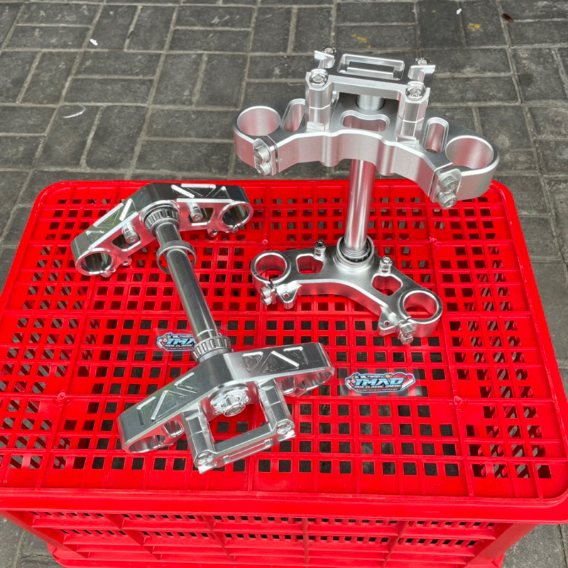 T ATAS BAWAH SEGITIGA NINJA RR FULL CNC ALUMINIUM PNP HONDA GL CB MP TIGER IMPORT