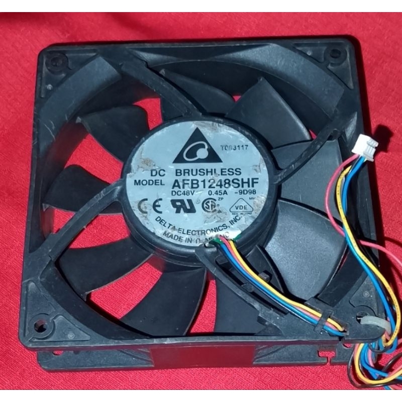 kipas 12x12cm 48V 0.45A T3cm bekas copotan