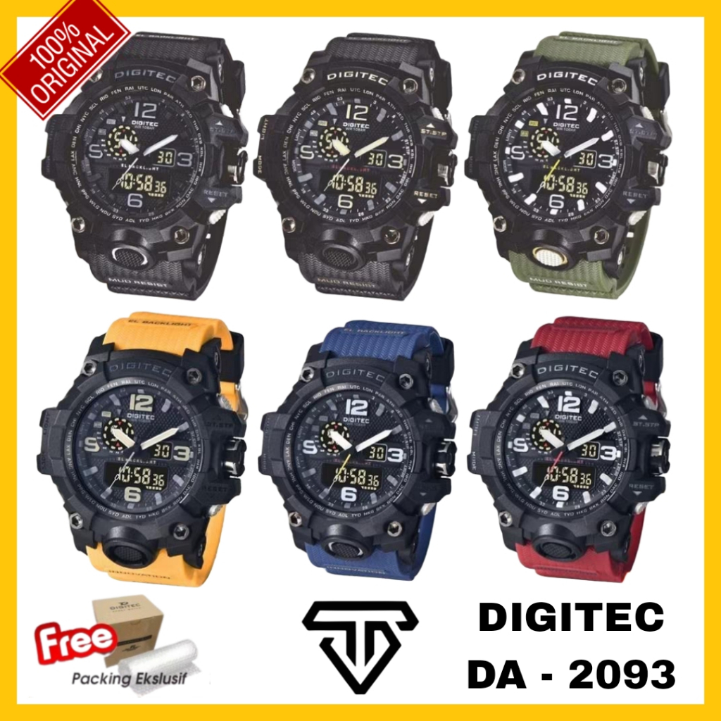 DIGITEC DA 2093 / DA-2093 / DA2093 DG Watch Jam Tangan ORIGINAL
