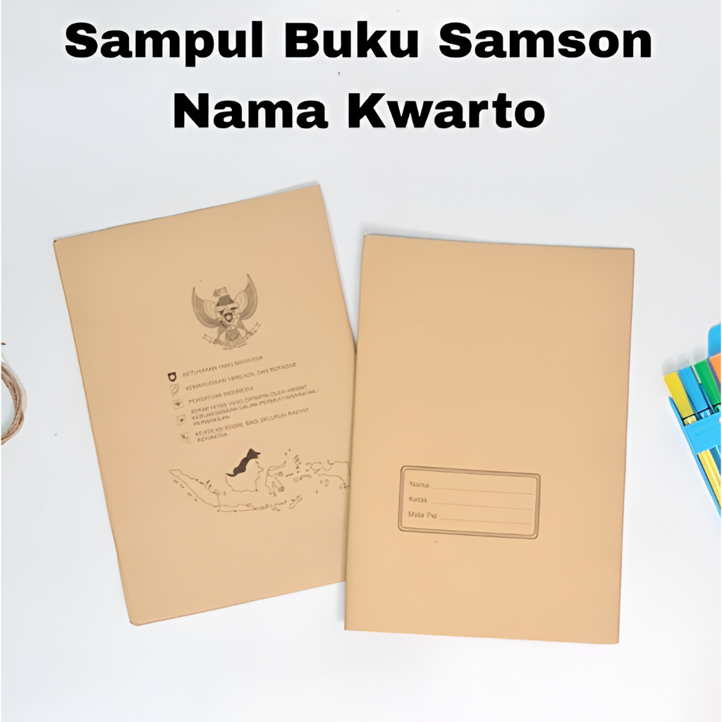 

Sampul Coklat Samson Nama Kwarto 20 lembar - Sampul Kraft Coklat Kwarto / Sampul Buku Kwarto Coklat Kertas