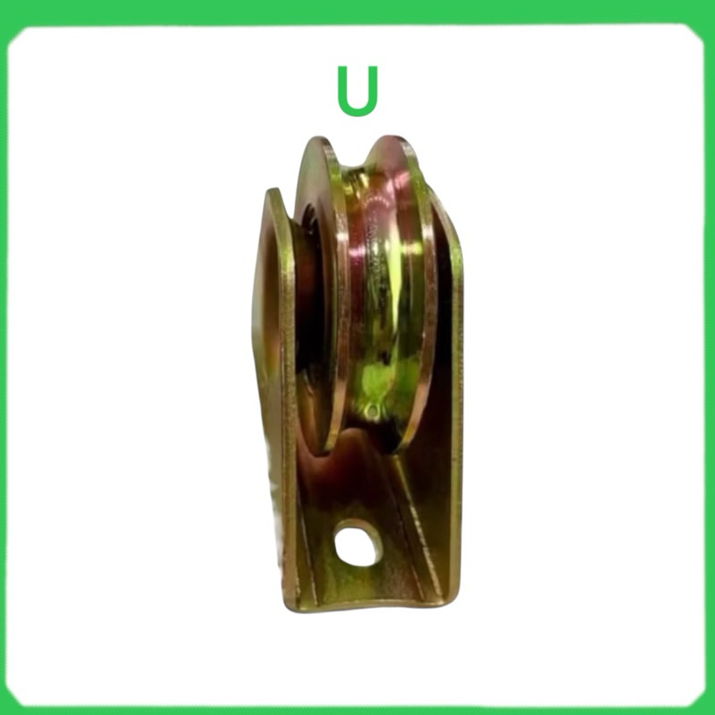 TOT RODA GERBANG PAGAR RODA PAGAR RUMAH MODEL U 100 MM RODA BESI PAGAR RODA