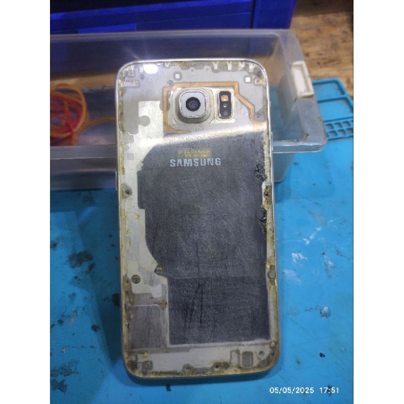 Samsung s6 flat matot Mesin gantung lcd tested aman