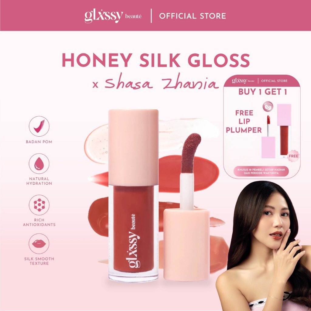 Glxssy Beaute Honey Silk Gloss - Lip Gloss Series