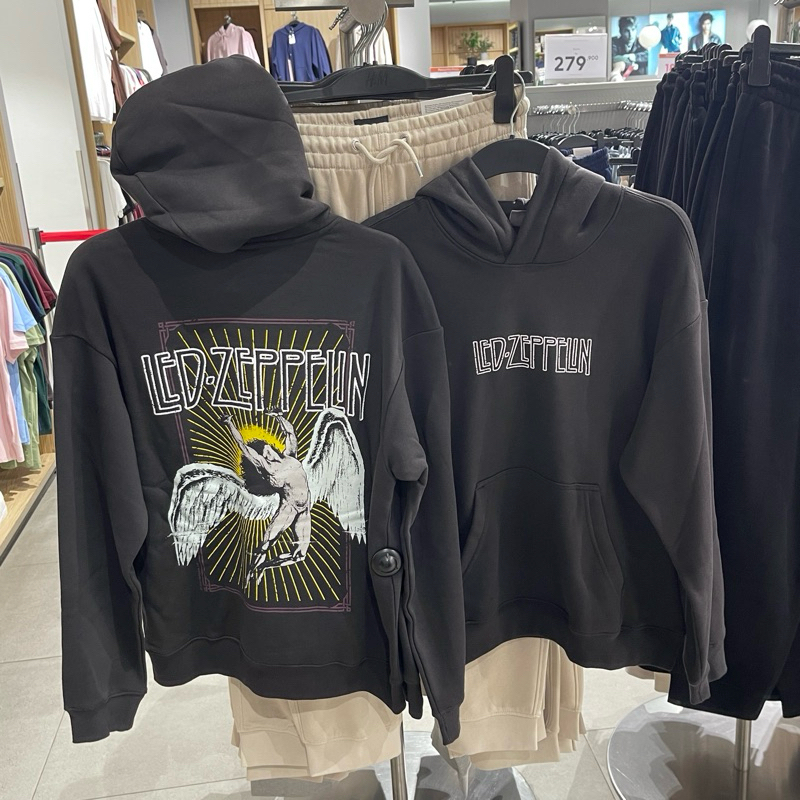 Hoodie H&M Man LED ZEPPELIN jastip jasa titip