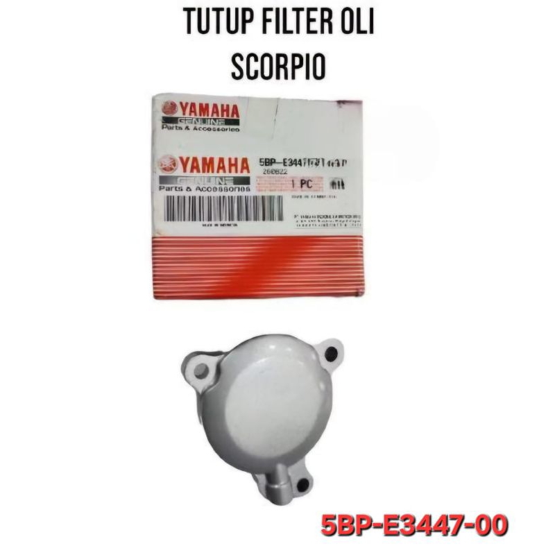 TUTUP FILTER OLI SCORPIO Z 5BP-E3447-00 ORIGINAL